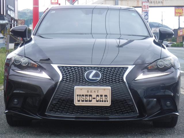 ＩＳ ＩＳ３００ｈ　Ｆスポーツ　純正ＳＤナビ・ＣＤ録音・ＤＶＤ再生・フルセグＴＶ・Ｂｌｕｅｔｏｏｔｈ・ＡＵＸ・Ｂカメラ・黒半革ＰＷ・サンルーフ・１８ＡＷ・オートＬＥＤヘッド＆フォグ・スマートキー・ＥＴＣ・クルコン・クリソナ・プリクラ（2枚目）