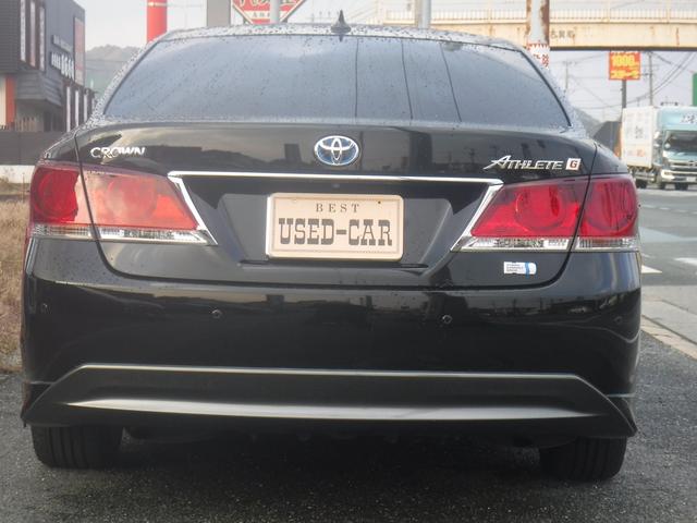 クラウンハイブリッド アスリートＧ　モデリスタＦスポ・純正ＳＤナビ・ＣＤ録音・ＤＶＤ再生・フルセグＴＶ・Ｂカメラ・Ｂｌｕｅｔｏｏｔｈ・黒革ＰＷ・サンルーフ・プリクラ・クリソナ・クルコン・１８ＡＷ・スマートキー・ＥＴＣ・電格ミラー・車高調（10枚目）