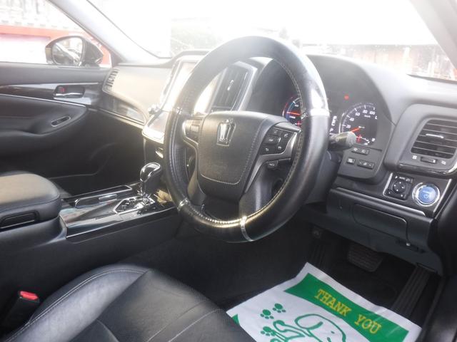 クラウンハイブリッド アスリートＧ　モデリスタＦスポ・純正ＳＤナビ・ＣＤ録音・ＤＶＤ再生・フルセグＴＶ・Ｂカメラ・Ｂｌｕｅｔｏｏｔｈ・黒革ＰＷ・サンルーフ・プリクラ・クリソナ・クルコン・１８ＡＷ・スマートキー・ＥＴＣ・電格ミラー・車高調（39枚目）