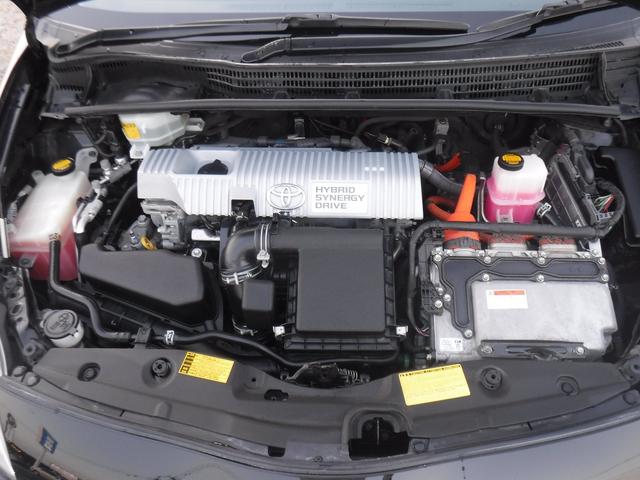 プリウス Ｓ　後期・純正ＳＤナビ・Ｂカメラ・１セグＴＶ・ＣＤ録音・ＤＶＤ再生・ＭＰ３・Ｂｌｕｅｔｏｏｔｈ・オートＬＥＤヘッド・ＥＴＣ・スマートキー・電格ウインカーミラー・１６ＡＷ・Ｐスタート・ＡＢＳ・整備点検記録簿（24枚目）