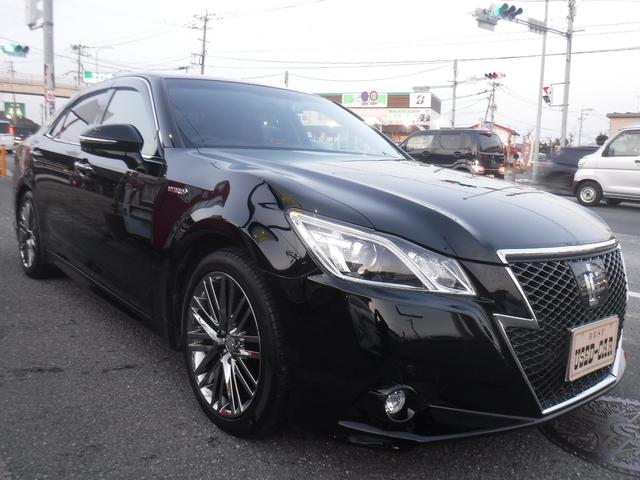 クラウンハイブリッド アスリートＧ　純正ＳＤナビ・黒革ＰＷ・プリクラ・クリソナ・クルコン・スパッタ１８ＡＷ・ＥＴＣ・オートＨＩＤヘッド＆フォグ・Ｈｉビーム・ライトウォッシャー・サンシェード・スマートキー・電格ミラー・Ｂカメラ・前ドラレコ（10枚目）