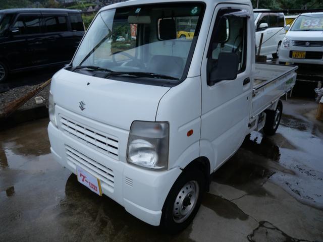 キャリイトラック KCエアコン・パワステ エアコン パワーステアリング ラジオ ライトレベル調節 三方開 荷台ガード(2枚目)