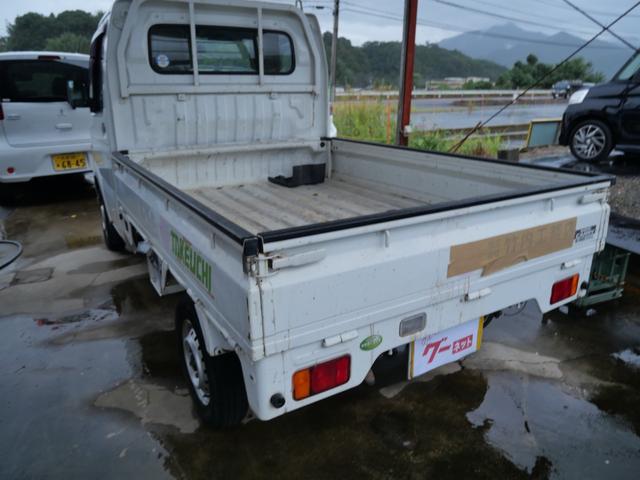 キャリイトラック KCエアコン・パワステ エアコン パワーステアリング ラジオ ライトレベル調節 三方開 荷台ガード(5枚目)