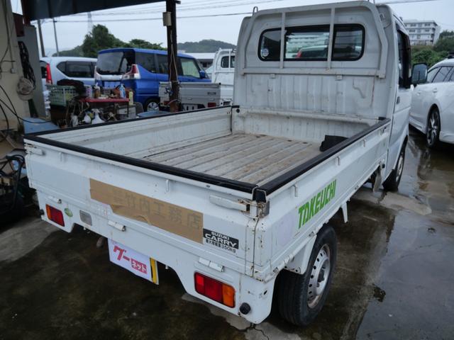 キャリイトラック KCエアコン・パワステ エアコン パワーステアリング ラジオ ライトレベル調節 三方開 荷台ガード(7枚目)