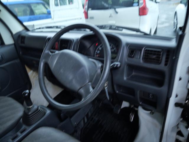 キャリイトラック KCエアコン・パワステ エアコン パワーステアリング ラジオ ライトレベル調節 三方開 荷台ガード(10枚目)