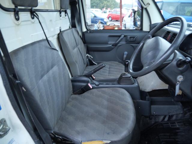 キャリイトラック KCエアコン・パワステ エアコン パワーステアリング ラジオ ライトレベル調節 三方開 荷台ガード(17枚目)