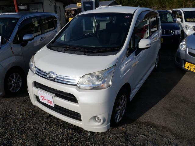 ムーヴ カスタム　Ｘリミテッド　純正ナビ　バックモニター　ＴＶ　スマートキー　プッシュスタート　ＥＴＣ　オートエアコン　電動格納ミラー　パワーウィンドウ（2枚目）