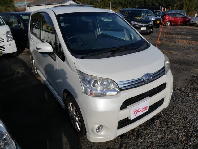 ムーヴ カスタム　Ｘリミテッド　純正ナビ　バックモニター　ＴＶ　スマートキー　プッシュスタート　ＥＴＣ　オートエアコン　電動格納ミラー　パワーウィンドウ（4枚目）