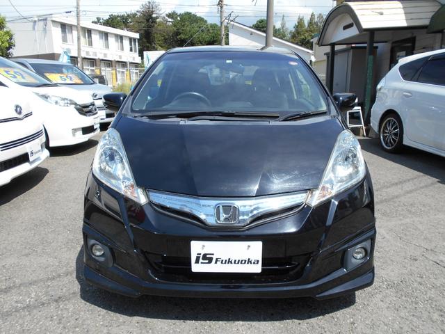 フィットハイブリッド ホンダ ナビプレミアムセレクション 無限エアロ 無限リアスポ ナビｔｖ バックカメラ ブラック内装 スマートキー 福岡県 ナビプレミアムセレクション 無限エアロ 無限リアスポ ナビｔｖ バックカメラ ブラック内装 スマートキー ホンダフィット