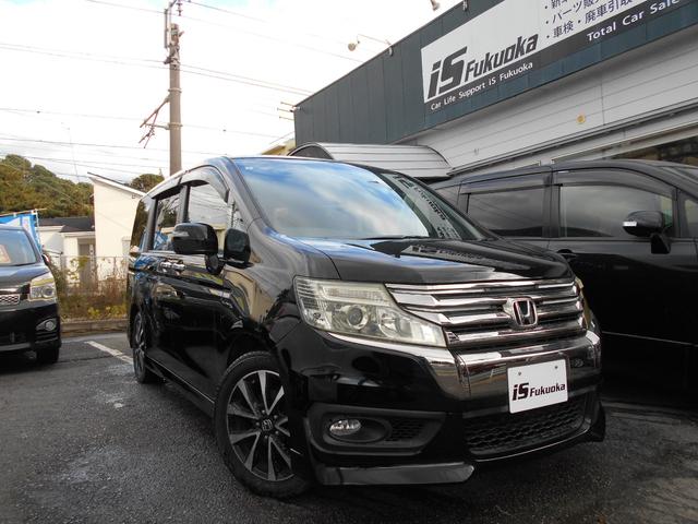 ステップワゴンスパーダ Z クールスピリット 純正エアロ 専用AW 純正9インチナビ 地デジ バックカメラ 後席用モニター 両側電動スライドドア ハーフレザーシート スマートキー キャプテンシート7人乗り(2枚目)