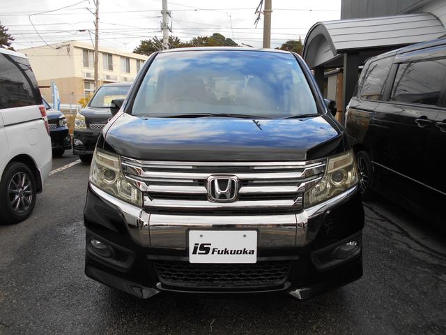 ステップワゴンスパーダ Z クールスピリット 純正エアロ 専用AW 純正9インチナビ 地デジ バックカメラ 後席用モニター 両側電動スライドドア ハーフレザーシート スマートキー キャプテンシート7人乗り(3枚目)