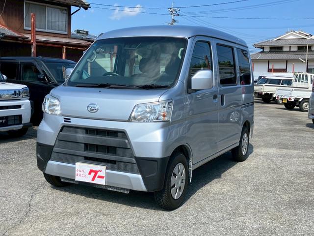 ハイゼットカーゴ クルーズＳＡＩＩＩ　スマートアシスト　メモリーナビ　ワンセグＴＶ　ＣＤ　前後ドライブレコーダー　キーレス　ＥＴＣ　アイドリングストップ　セキュリティアラーム　プライバシーガラス　両側スライドドア　ハイルーフ（2枚目）