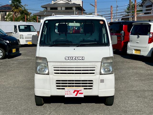 キャリイトラック KCエアコン・パワステ 4WD オートマ エアコン パワステ 3方開 荷台ゴムマット FM/AMラジオ ヘッドライトレベライザー 車検R9年12月22日まで(2枚目)