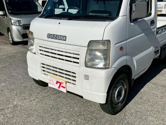 キャリイトラック KCエアコン・パワステ 4WD オートマ エアコン パワステ 3方開 荷台ゴムマット FM/AMラジオ ヘッドライトレベライザー 車検R9年12月22日まで(7枚目)