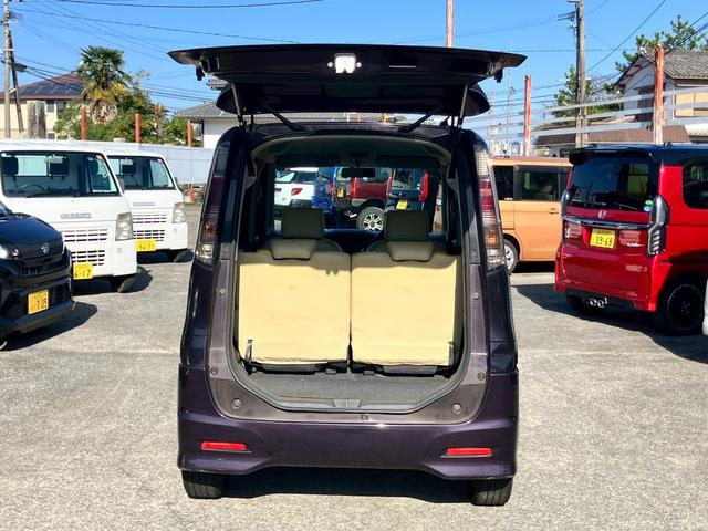 ルークス ハイウェイスター メモリーナビ フルセグTV ディスチャージヘッドライト パワースライドドア スマートキー プッシュスタート ETC 純正14インチAW オートAC シートカバー 女性ワンオーナー(9枚目)