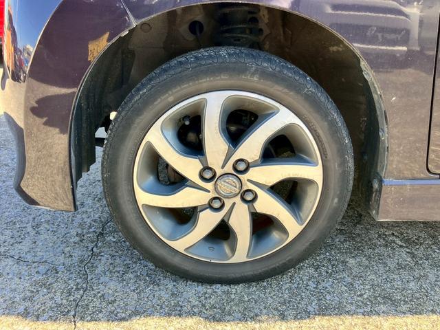 ルークス ハイウェイスター メモリーナビ フルセグTV ディスチャージヘッドライト パワースライドドア スマートキー プッシュスタート ETC 純正14インチAW オートAC シートカバー 女性ワンオーナー(11枚目)