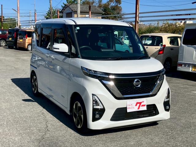 ルークス ハイウェイスター　Ｘ　純正９インチナビ（ＭＭ３２０Ｄ－Ｌ）　アラウンドビューモニター　スマートキー　ＥＴＣ２．０　左側パワースライドドア　ＬＥＤヘッドライト　クリアランスソナー　純正１４インチＡＷ　自社レンタカー登録（3枚目）