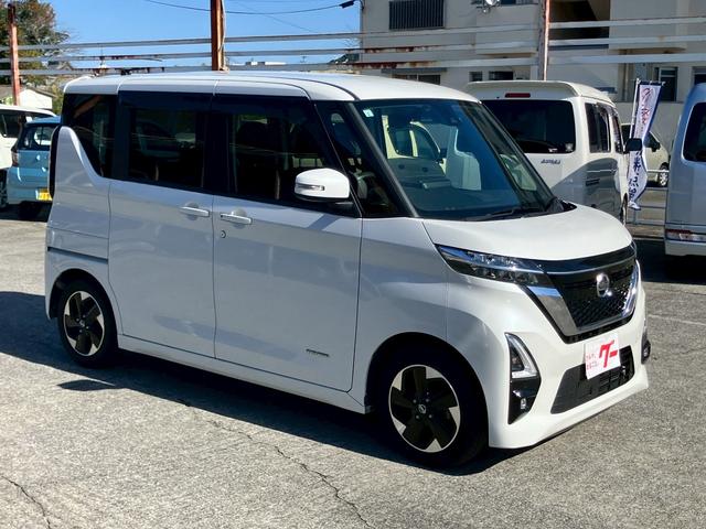 ルークス ハイウェイスター　Ｘ　純正９インチナビ（ＭＭ３２０Ｄ－Ｌ）　アラウンドビューモニター　スマートキー　ＥＴＣ２．０　左側パワースライドドア　ＬＥＤヘッドライト　クリアランスソナー　純正１４インチＡＷ　自社レンタカー登録（4枚目）