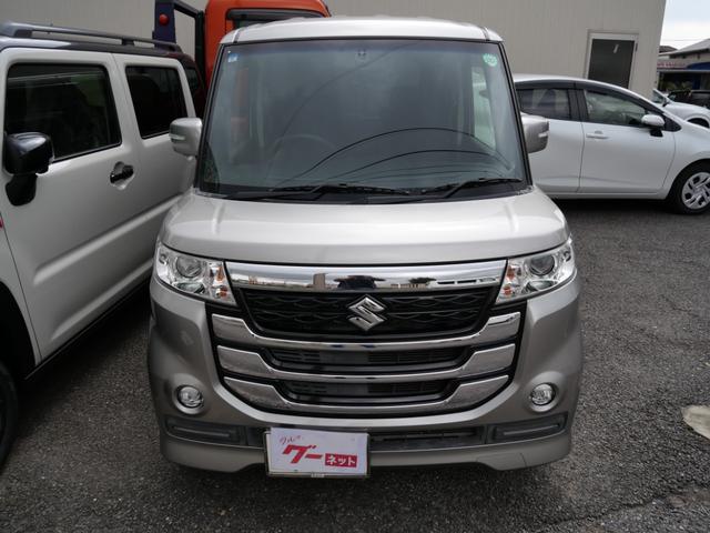 スペーシアカスタムZ ベースグレード 左側電動スライドドア ナビ フルセグ バックモニター ETC オートエアコン 電動格納ミラー シートヒーター ドライブレコーダー(3枚目)