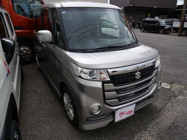 スペーシアカスタムZ ベースグレード 左側電動スライドドア ナビ フルセグ バックモニター ETC オートエアコン 電動格納ミラー シートヒーター ドライブレコーダー(4枚目)