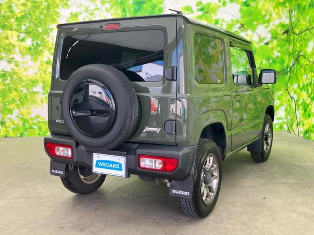 ジムニー ４ＷＤ　ＸＣ　保証書／社外　８インチ　ＳＤナビ／セーフティサポート（スズキ）／シートヒーター　前席／車線逸脱防止支援システム／パーキングアシスト　バックガイド／ヘッドランプ　ＬＥＤ　ターボ　衝突被害軽減システム（3枚目）