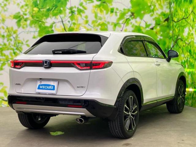 ヴェゼル ｅＨＥＶ　Ｚ　保証書／純正　ＳＤナビ／衝突安全装置／シートヒーター／車線逸脱防止支援システム／シート　合皮／電動バックドア／ヘッドランプ　ＬＥＤ／ＵＳＢジャック／Ｂｌｕｅｔｏｏｔｈ接続／ＥＴＣ／ＥＢＤ付ＡＢＳ（3枚目）