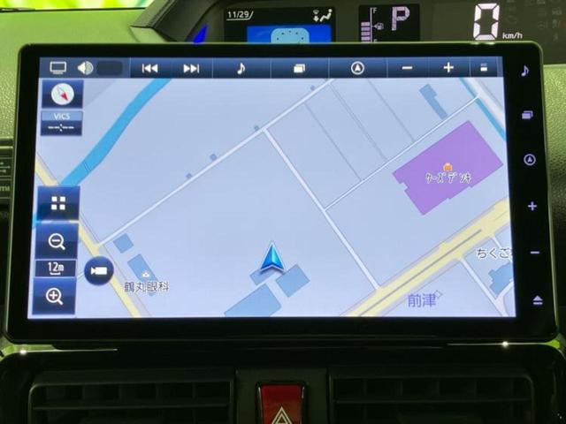 タント カスタムＲＳ　保証書／ディスプレイオーディオ＋ナビ１０インチ／スマートアシスト（トヨタ・ダイハツ）／両側電動スライドドア／シートヒーター　前席／パノラマモニター／車線逸脱防止支援システム　ターボ　全周囲カメラ（10枚目）