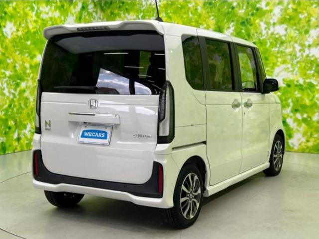 Ｎ－ＢＯＸカスタム ヒョウジュン　保証書／ホンダセンシング／電動スライドドア／ヘッドランプ　ＬＥＤ／ＥＢＤ付ＡＢＳ／アイドリングストップ／禁煙車／エアバッグ　運転席／エアバッグ　助手席／アルミホイール　純正　１４インチ　オートライト（3枚目）