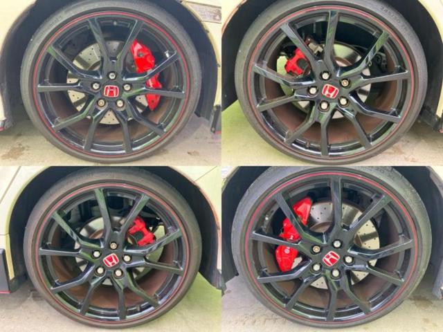 シビック タイプＲ　新品タイヤ／純正　ＳＤナビ／ヘッドランプ　ＬＥＤ／Ｂｌｕｅｔｏｏｔｈ接続／ＥＴＣ／ＥＢＤ付ＡＢＳ／横滑り防止装置／アイドリングストップ／クルーズコントロール／フルセグＴＶ／ＤＶＤ／ターボ　ＤＶＤ再生（50枚目）