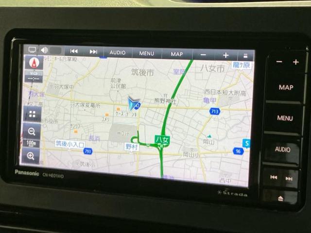 タント カスタムＲＳ　保証書／社外　ＳＤナビ／スマートアシスト（トヨタ・ダイハツ）／両側電動スライドドア／シートヒーター　前席／パノラマモニター／車線逸脱防止支援システム／シート　ハーフレザー／ヘッドランプ　ＬＥＤ　ＥＴＣ（10枚目）
