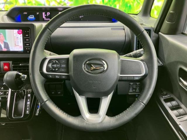 タント カスタムＲＳ　保証書／社外　ＳＤナビ／スマートアシスト（トヨタ・ダイハツ）／両側電動スライドドア／シートヒーター　前席／パノラマモニター／車線逸脱防止支援システム／シート　ハーフレザー／ヘッドランプ　ＬＥＤ　ＥＴＣ（16枚目）