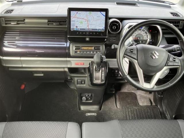 スペーシアカスタム ハイブリッドＸＳターボ　保証書／ディスプレイオーディオ＋ナビ９インチ／レーダーブレーキサポート（スズキ）／両側電動スライドドア／シートヒーター　運転席／全方位モニター用カメラ／シート　ハーフレザー　全周囲カメラ　ワンオーナー（4枚目）