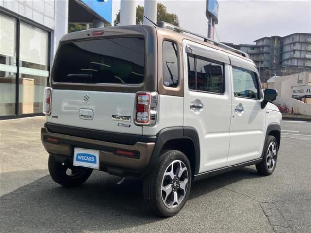 ハスラー Ｊスタイル２　新品タイヤ／保証書／純正　９インチ　ＳＤナビ／デュアルカメラブレーキサポート（スズキ）／シートヒーター　前席／全方位モニター用カメラ／車線逸脱防止支援システム／ドライブレコーダー　社外　全周囲カメラ（3枚目）