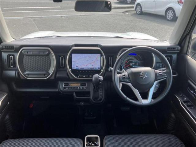 ハスラー Ｊスタイル２　新品タイヤ／保証書／純正　９インチ　ＳＤナビ／デュアルカメラブレーキサポート（スズキ）／シートヒーター　前席／全方位モニター用カメラ／車線逸脱防止支援システム／ドライブレコーダー　社外　全周囲カメラ（4枚目）