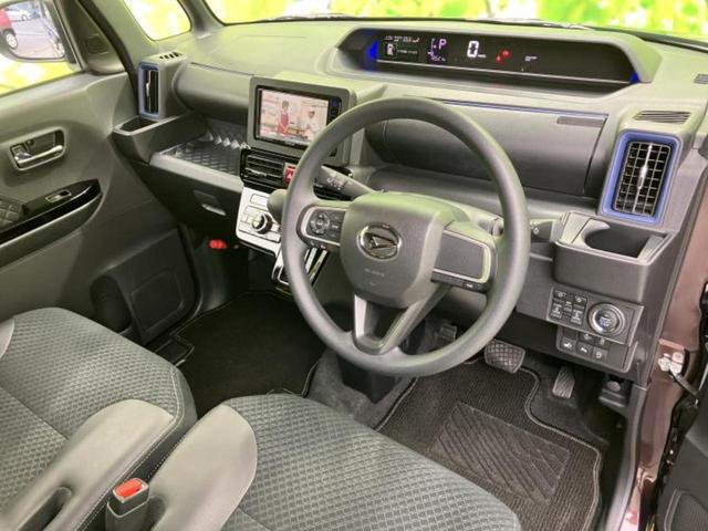 タント カスタムＸスタイルセレクション　保証書／社外　ＳＤナビ／スマートアシスト（トヨタ・ダイハツ）／両側電動スライドドア／シートヒーター　前席／車線逸脱防止支援システム／シート　ハーフレザー／ヘッドランプ　ＬＥＤ　衝突被害軽減システム（5枚目）