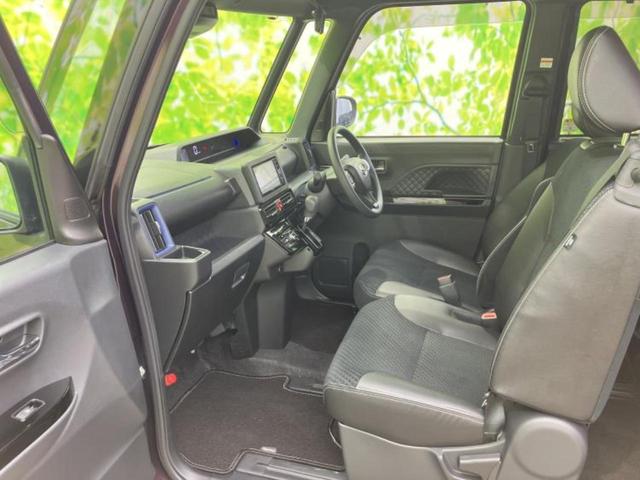 タント カスタムＸスタイルセレクション　保証書／社外　ＳＤナビ／スマートアシスト（トヨタ・ダイハツ）／両側電動スライドドア／シートヒーター　前席／車線逸脱防止支援システム／シート　ハーフレザー／ヘッドランプ　ＬＥＤ　衝突被害軽減システム（7枚目）