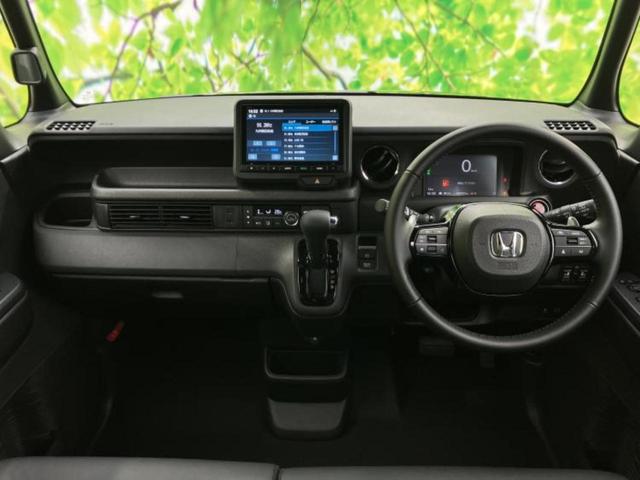 Ｎ－ＢＯＸカスタム ターボブラックスタイル　保証書／純正　８インチ　ナビ／ホンダセンシング／両側電動スライドドア／シートヒーター　前席／車線逸脱防止支援システム／シート　ハーフレザー／登録済未使用車／ヘッドランプ　ＬＥＤ　ターボ　バックカメラ（4枚目）