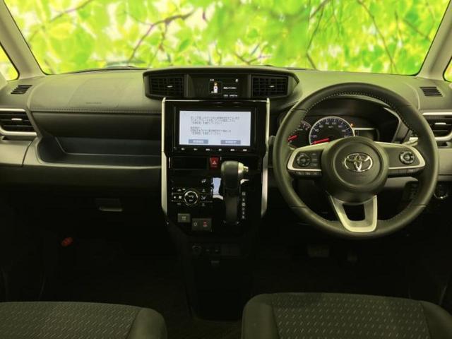 ルーミー カスタムＧ　新品タイヤ／保証書／純正　９インチ　メモリーナビ／スマートアシスト（トヨタ・ダイハツ）／両側電動スライドドア／シートヒーター　前席／パノラミックビューモニター／ヘッドランプ　ＬＥＤ　全周囲カメラ（4枚目）