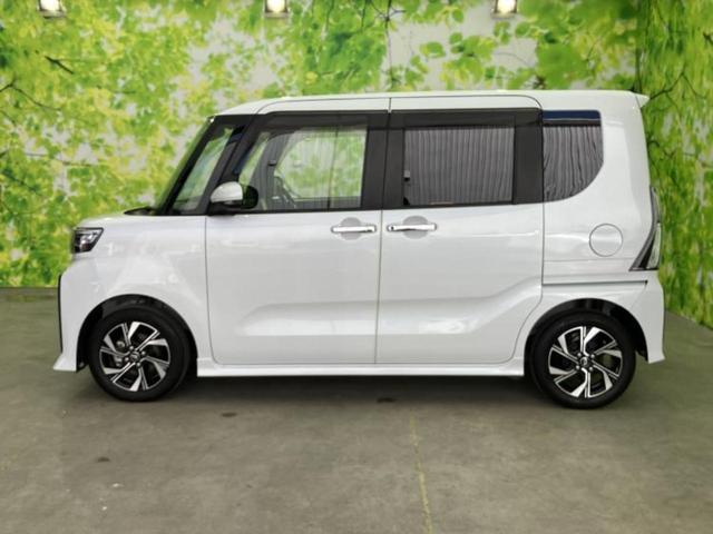 タント カスタムＸ　保証書／社外　１０インチ　メモリーナビ／衝突安全装置／両側電動スライドドア／シートヒーター　前席／車線逸脱防止支援システム／シート　ハーフレザー／ドライブレコーダー　社外／ヘッドランプ　ＬＥＤ（2枚目）