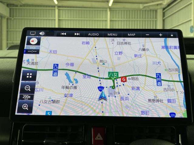 タント カスタムＸ　保証書／社外　１０インチ　メモリーナビ／衝突安全装置／両側電動スライドドア／シートヒーター　前席／車線逸脱防止支援システム／シート　ハーフレザー／ドライブレコーダー　社外／ヘッドランプ　ＬＥＤ（10枚目）