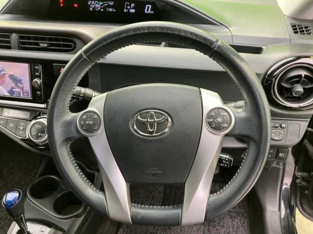 アクア Ｇ　新品タイヤ／保証書／純正　ＳＤナビ／シートヒーター　前席／ＥＴＣ／ＥＢＤ付ＡＢＳ／横滑り防止装置／アイドリングストップ／フルセグＴＶ／エアバッグ　運転席／エアバッグ　助手席／パワーウインドウ（15枚目）