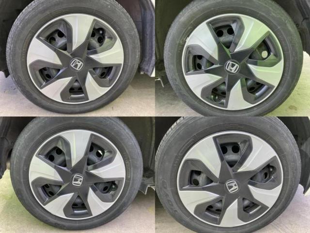 フィットハイブリッド ハイブリッド・Ｌパッケージ　新品タイヤ／保証書／社外　ＳＤナビ／ドライブレコーダー　前後／ヘッドランプ　ＬＥＤ／ＥＴＣ／ＥＢＤ付ＡＢＳ／横滑り防止装置／バックモニター／ワンセグＴＶ／エアバッグ　運転席／エアバッグ　助手席（51枚目）