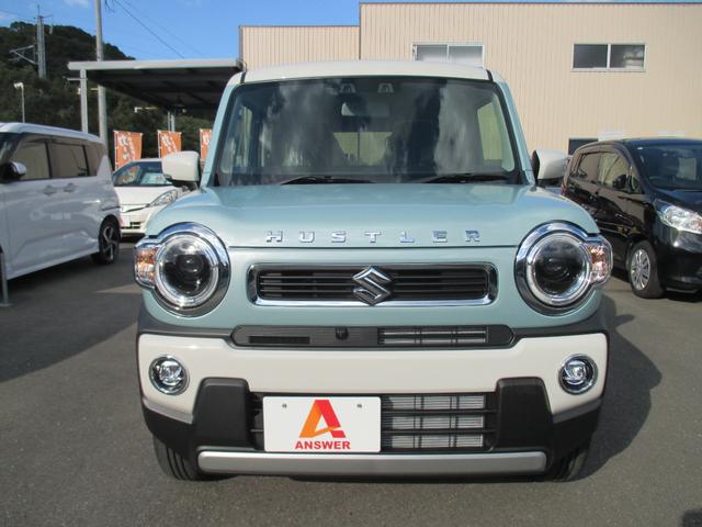 ハスラー ハイブリッドＸターボ　届出済未使用車　全方位モニター付メモリ－ナビゲ－ション・スズキコネクト対応　レーダ－ブレ－キサポ－ト　カードキ－　ＬＥＤヘッドライト　フロントフォグランプ　ターボ　純正１５インチアルミホイール（2枚目）