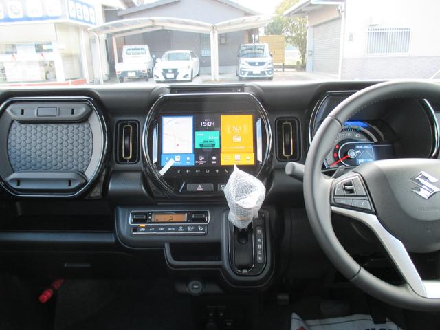 ハスラー ハイブリッドＸターボ　届出済未使用車　全方位モニター付メモリ－ナビゲ－ション・スズキコネクト対応　レーダ－ブレ－キサポ－ト　カードキ－　ＬＥＤヘッドライト　フロントフォグランプ　ターボ　純正１５インチアルミホイール（12枚目）