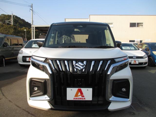 ソリオバンディット ハイブリッドＭＶ　ハイブリッドＭＶ（５名）　全方位モニター付メモリ－ナビゲ－ション　登録済未使用車　ＣＤＤＶＤ再生　Ｂｌｕｅｔｏｏｔｈ　フルセグＴＶ　ＬＥＤヘッドライト　ＬＥＤフロントフォグランプ（2枚目）