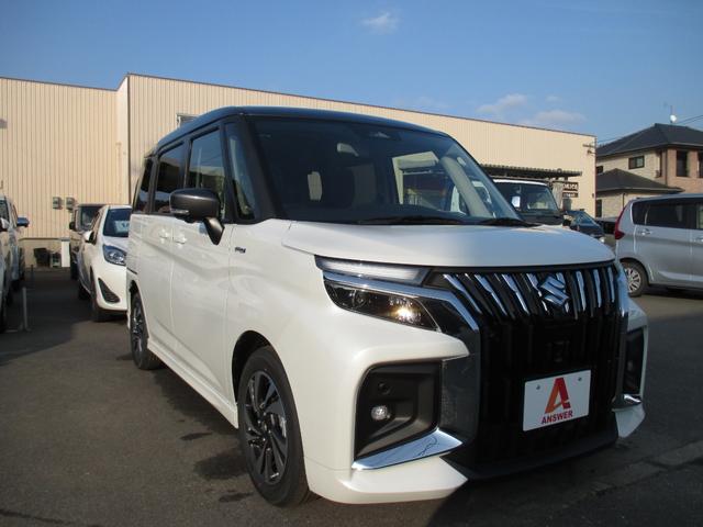 ソリオバンディット ハイブリッドＭＶ　ハイブリッドＭＶ（５名）　全方位モニター付メモリ－ナビゲ－ション　登録済未使用車　ＣＤＤＶＤ再生　Ｂｌｕｅｔｏｏｔｈ　フルセグＴＶ　ＬＥＤヘッドライト　ＬＥＤフロントフォグランプ（4枚目）