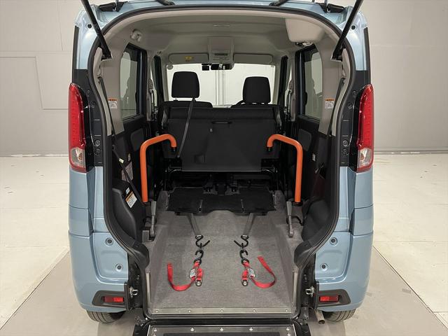 スペーシア 福祉車両・手動スロープ・1台積・4人乗・走行60千K・スズキセーフティサポート・TV・ナビ・Bカメラ・左電動スライドドア・レーダーブレーキサポート・プッシュスタート・スマートキー・電動ウィンチサード(3枚目)