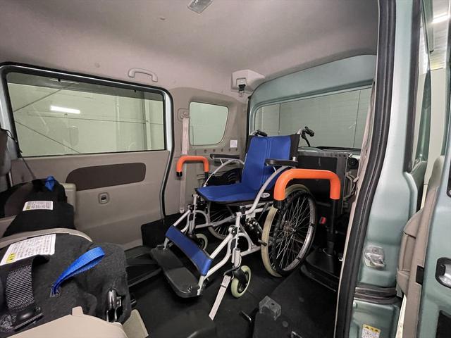 エブリイワゴン 　福祉車両・手動スロープ・１台積・４人乗・走行５９千Ｋ・スズキセーフティサポート・リヤ分割シート・リクライニング車椅子乗車カノウ・左電動オートステップ・プッシュスタート・スマートキー・ナビＴＶ・Ｂカメラ（25枚目）