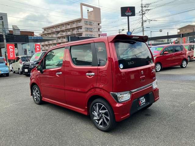 ワゴンＲカスタムＺ ハイブリッドＺＴ　ディスプレイオーディオ・全方位バックカメ　Ｃソナー　エアコン　パワステ　セキュリティアラーム　ターボエンジン　Ｉストップ　ＥＳＰ　オートクルーズコントロール　スマートキー　エアバッグ　アルミホイール（9枚目）