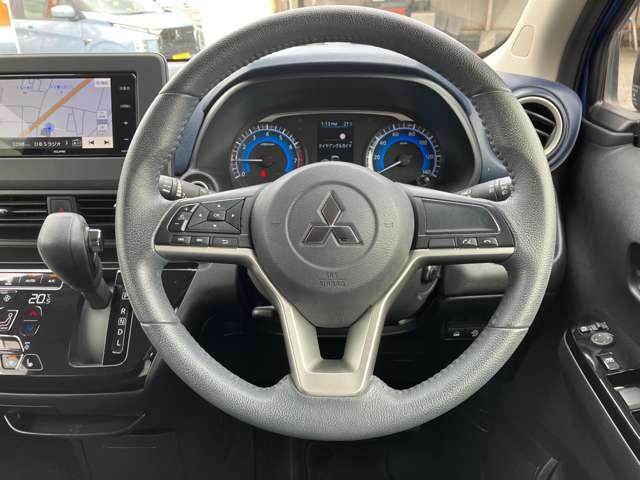 eKクロス G ナビ・バックカメラ・アルミホイール・フォ エアバッグ アイスト Sヒーター スマートキー クリアランスソナー オートエアコン メモリーナビ バックモニター ベンチシート ナビ キーフリー ABS(19枚目)